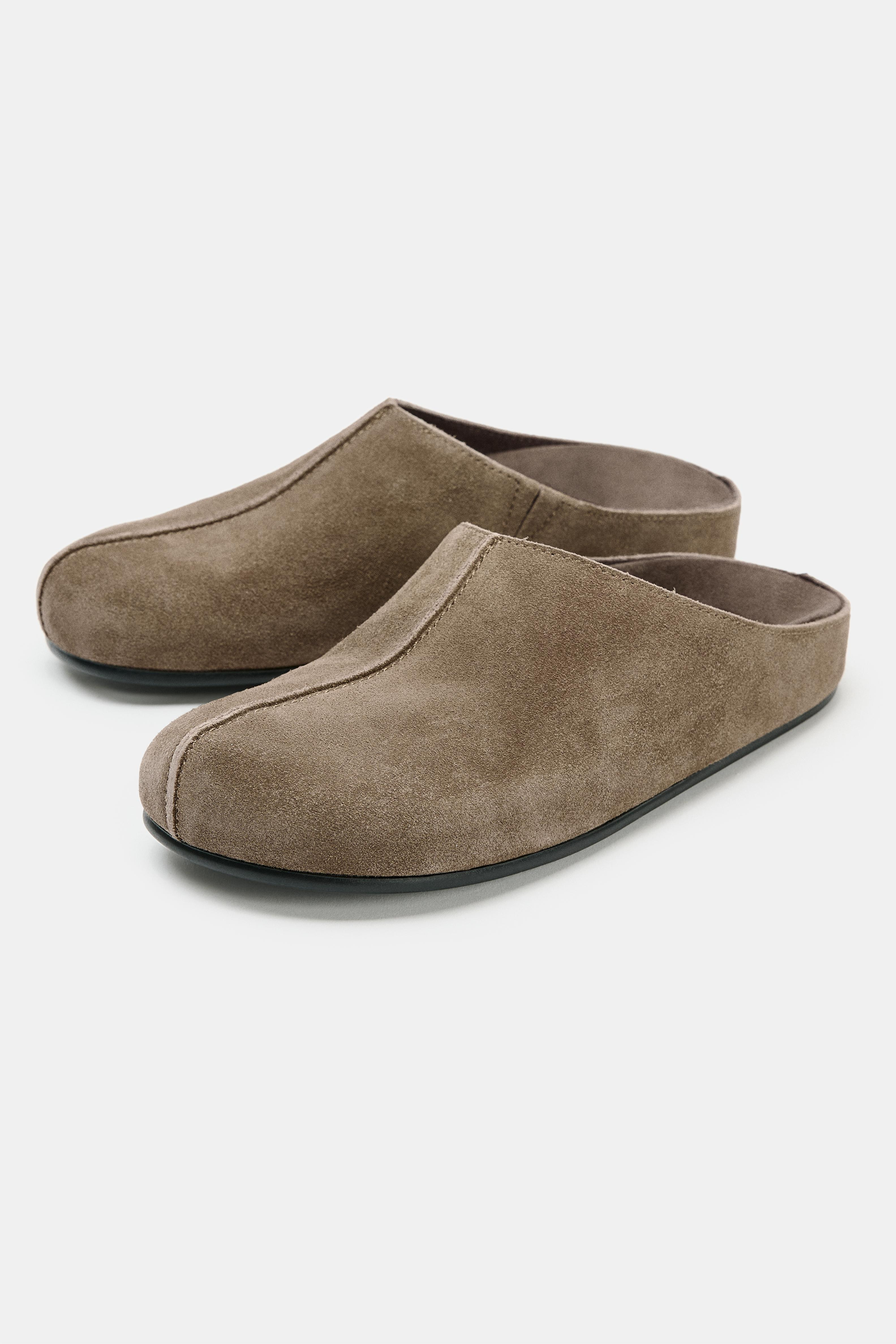 SPLIT SUEDE SLINGBACKS | Zara US