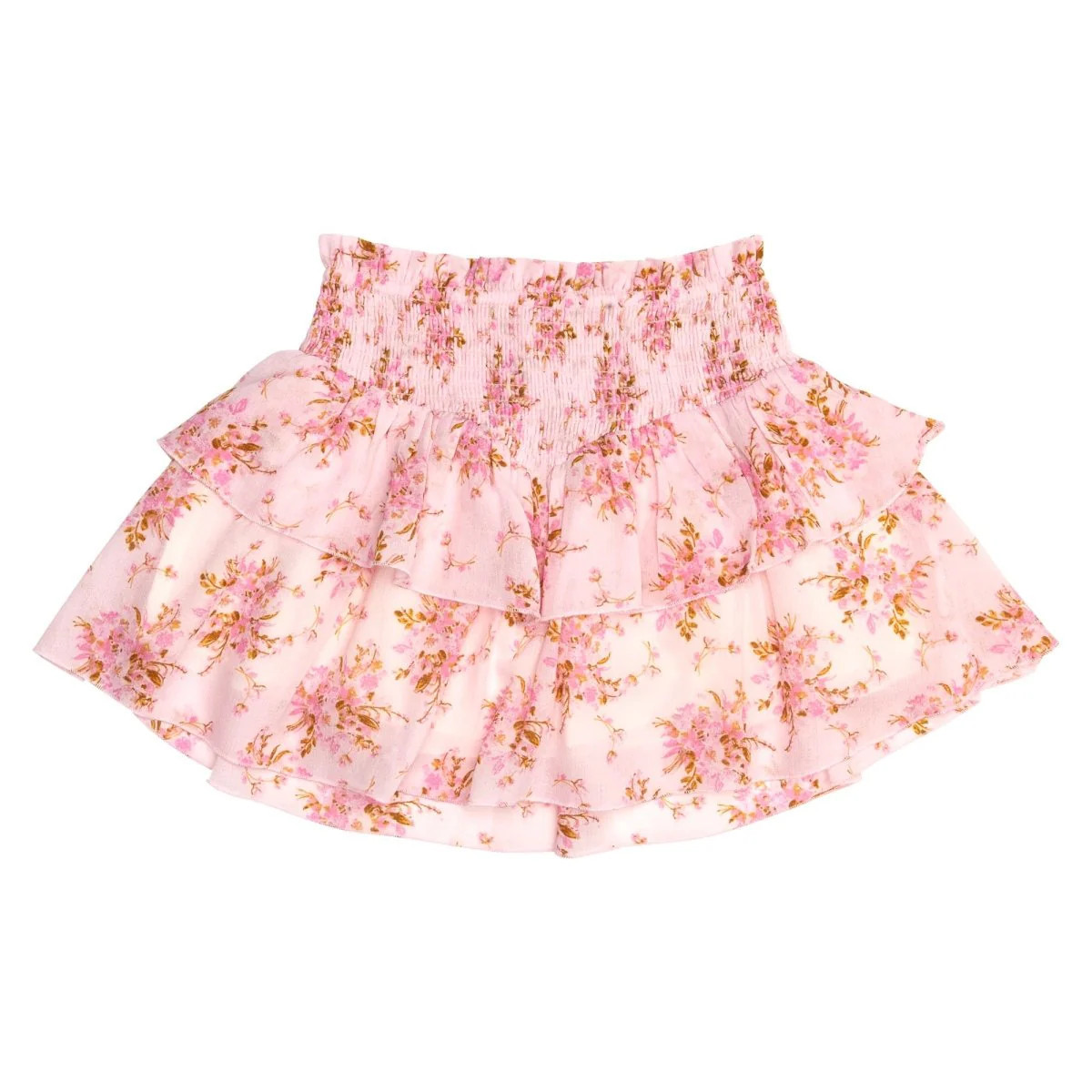 BROOKE PINK BOUQUET SKIRT 7/8 / PINK | Mini Dreamers 
