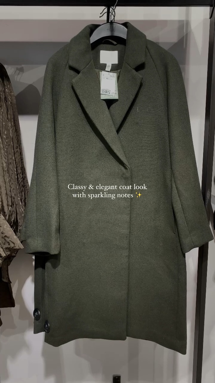 Classy & elegant coat outfit with sparkling notes 🖤 #ootd #hm #outwear 

#LTKSeasonal #LTKfindsunder100 #LTKeurope