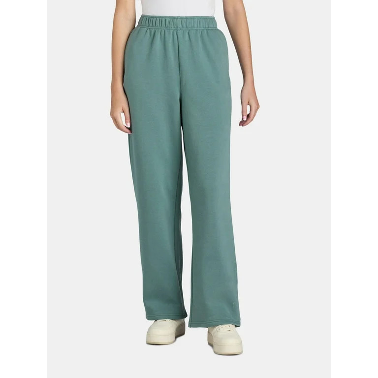 Athletic Works Women's Fleece Pants with Pockets, Sizes XS-XXXL - Walmart.com | Walmart (US)