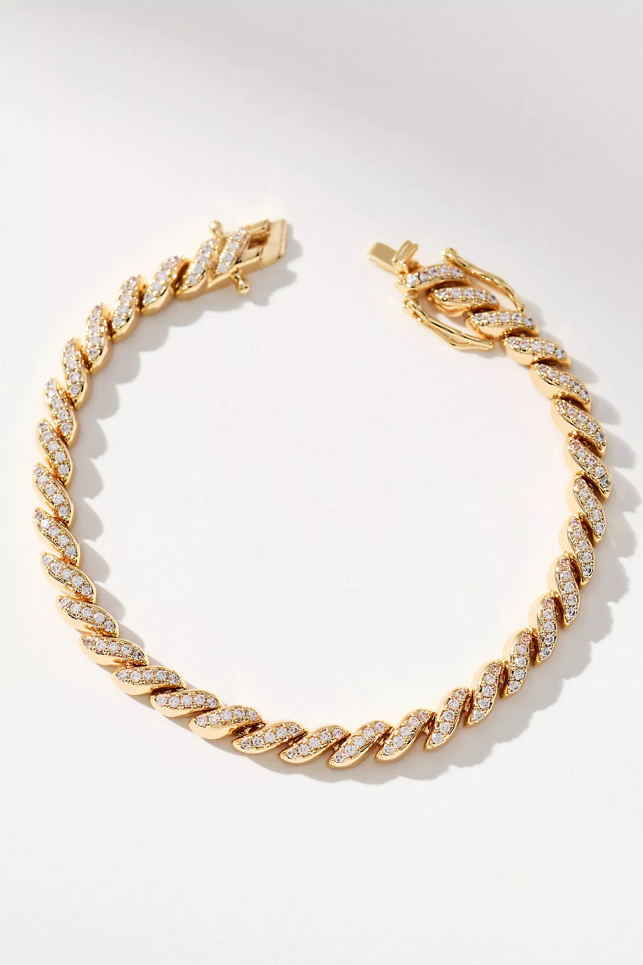 Classic Crystal Tennis Bracelet | Anthropologie (US)