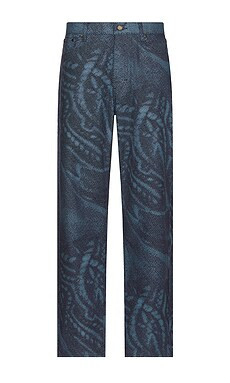 Daily Paper Braids Jeans in Mid Blue Denim from Revolve.com | Revolve Clothing (Global)