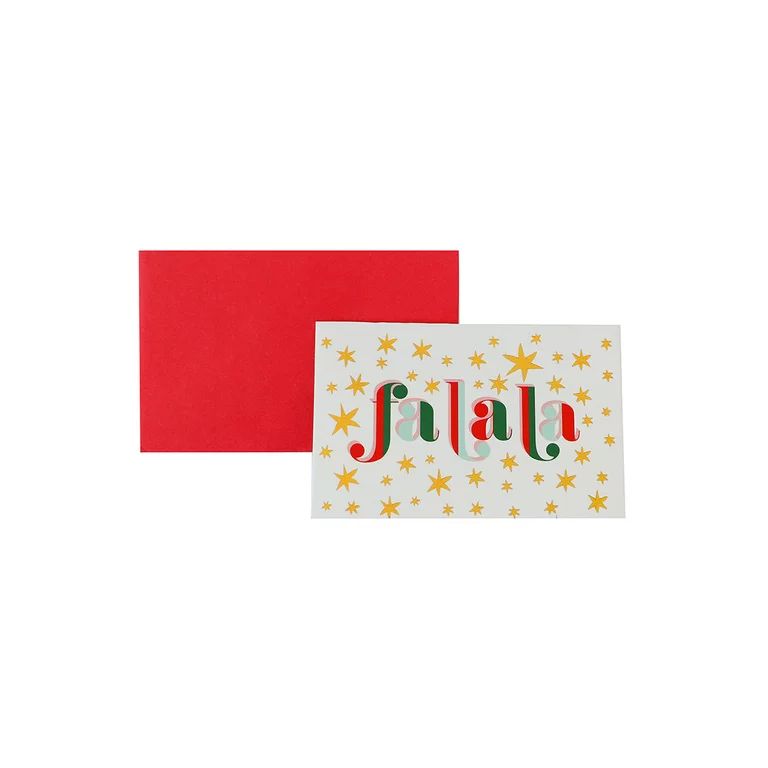 Packed Party 10 count "Fa La La"  and "Stripes of Merry" paper gift card holders with envelopes | Walmart (US)