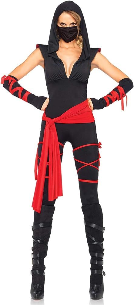 Leg Avenue Women's 4 Pc Deadly Ninja Costume | Amazon (US)
