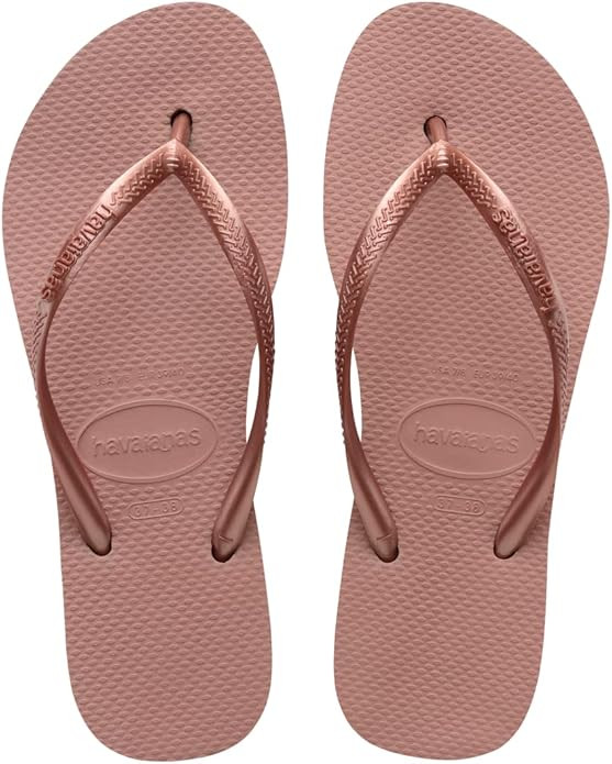 Havaianas Slim Flatform Women's Flip Flop Sandals - Crocus Rose, 9/10W - 8M | Amazon (US)