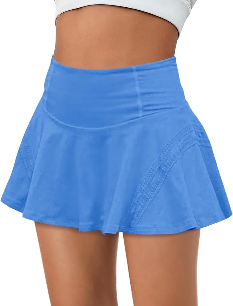 Yanekop Womens Pleated Tennis Skirts Athletic Golf Skorts High Waisted Activewear Sports Skirts w... | Amazon (US)