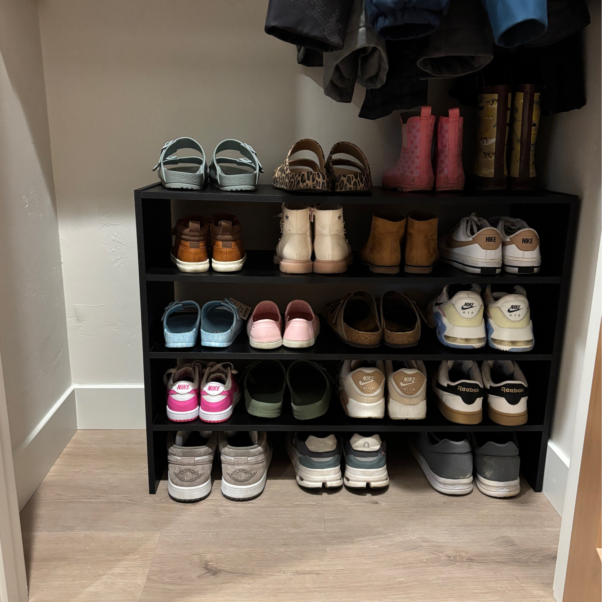 These stackable shoe racks having given us so much more space in our hallway closet! 👟

#LTKmomlife #LTKHome #LTKKids