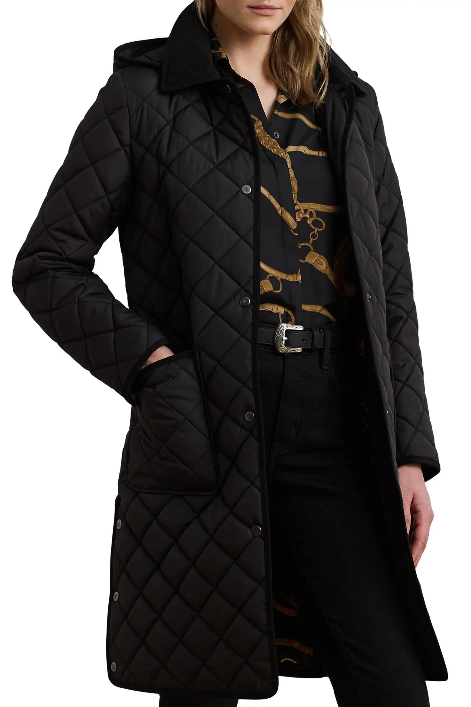 Diamond Quilted Hooded Coat (Women) | Nordstrom | Nordstrom