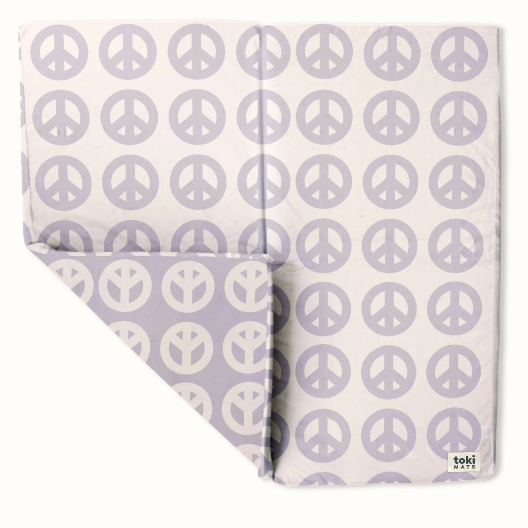 Peace Sign Organic Cotton Mat | Toki Mats