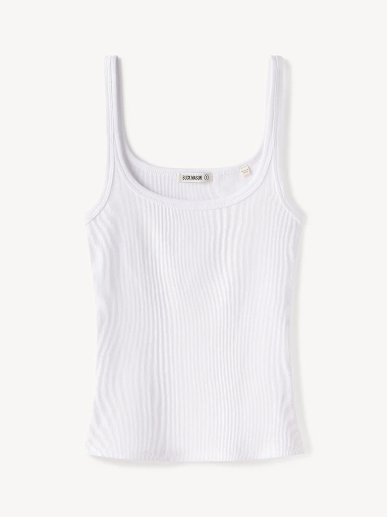 Surplus Rib Scoop Neck Tank | Buck Mason