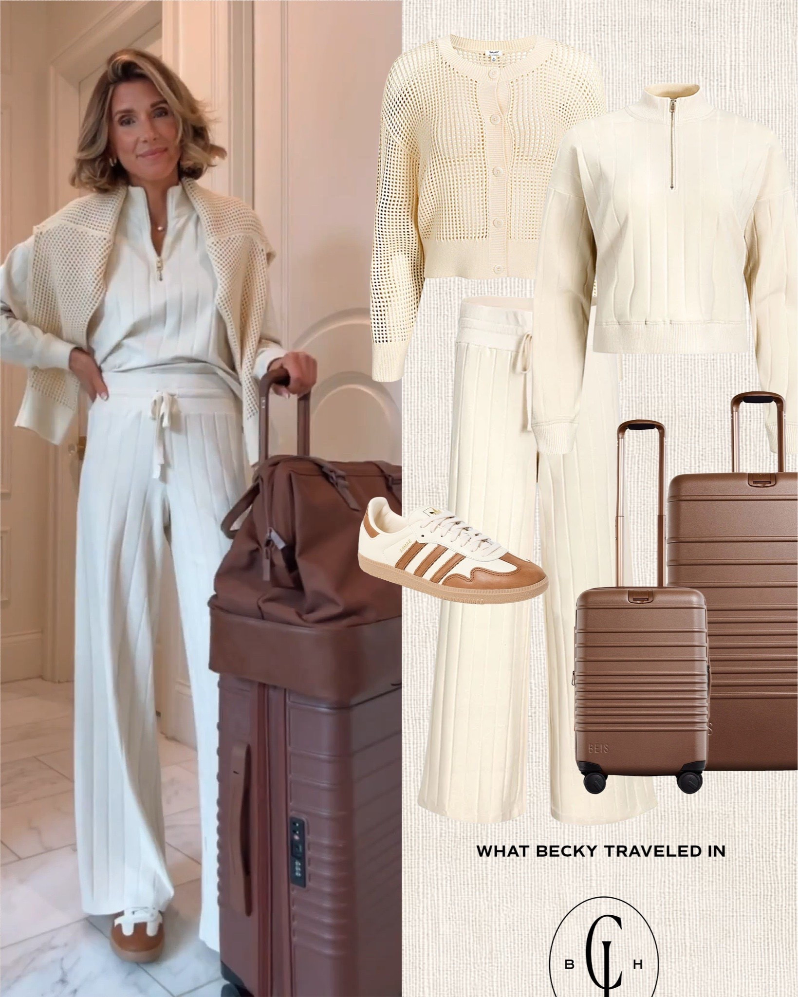 Airport travel outfit 