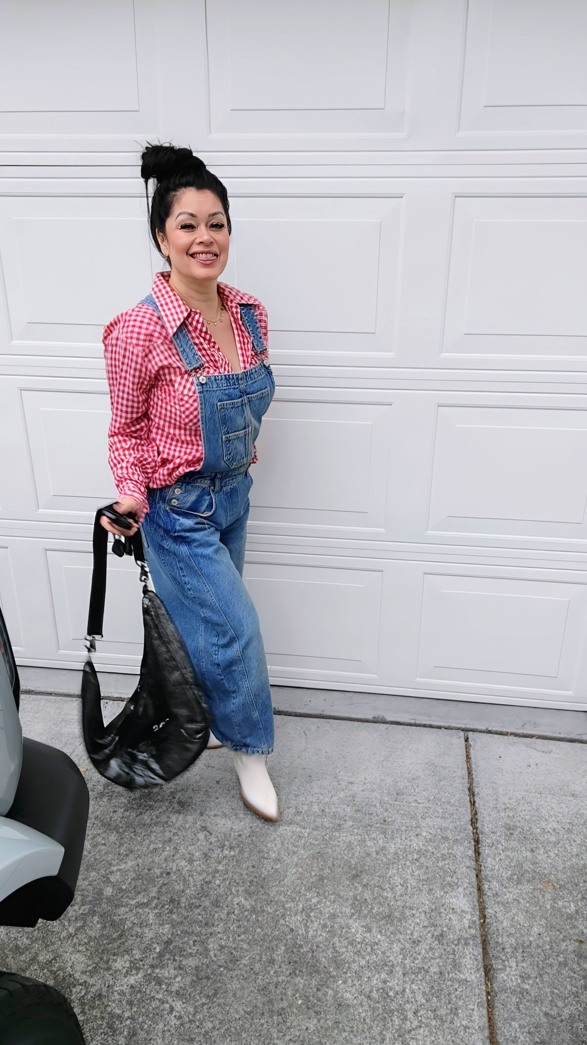 Wearing a small in the overalls .

#LTKWorkwear #LTKOver40 #LTKStyleTip
