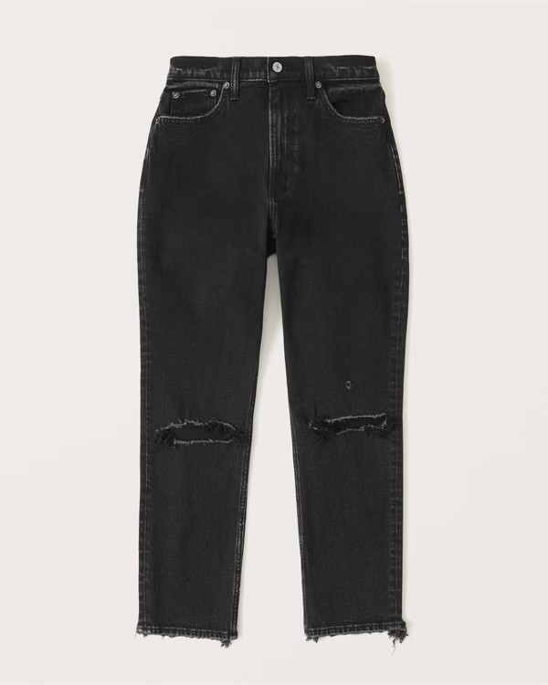 Curve Love High Rise Mom Jeans | Abercrombie & Fitch (US)