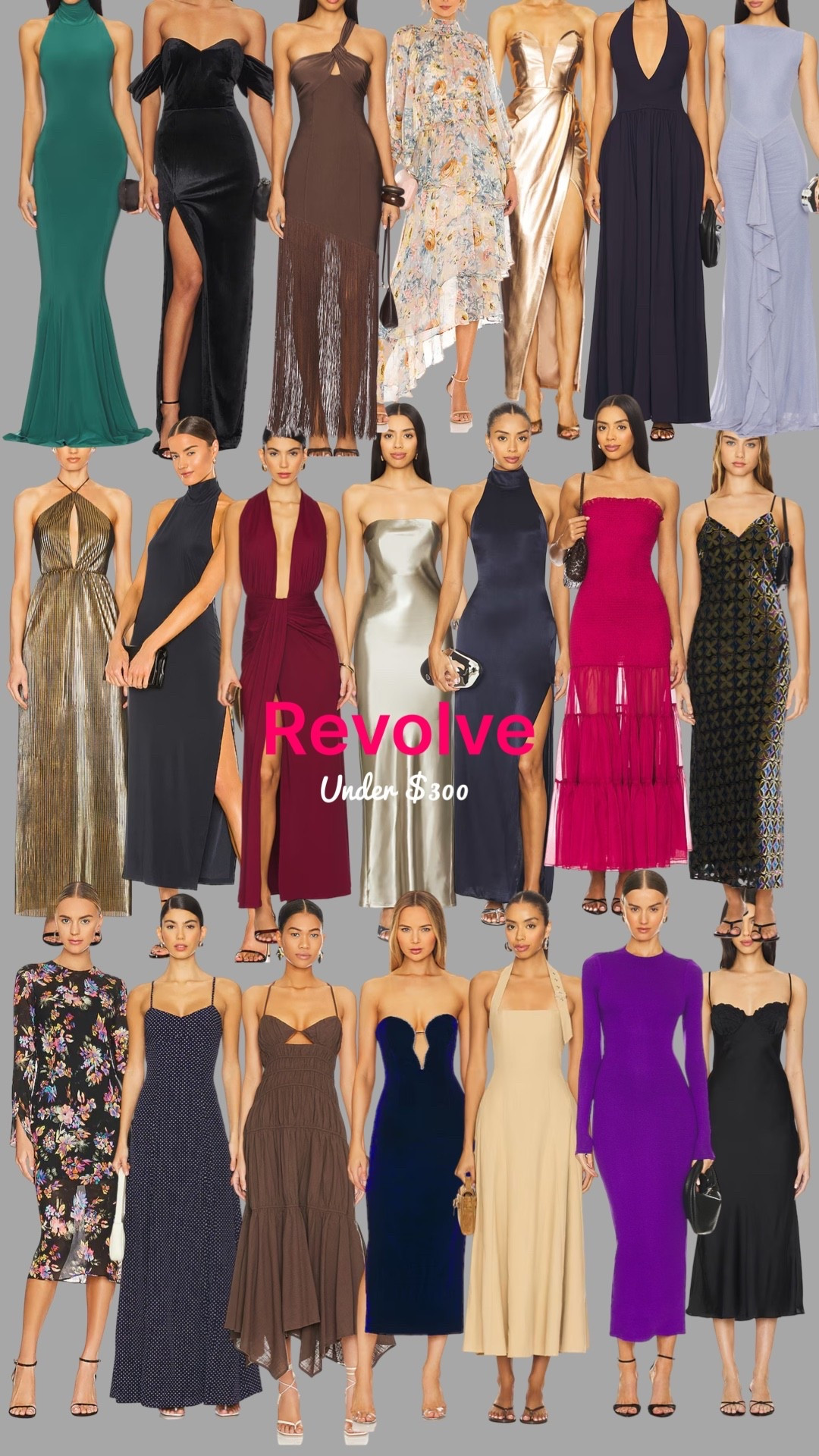 Wedding Guest Dresses
Summer to Fall 
Black tie options! 
These are my top picks under $300! Xoxo 

#LTKParties #LTKWedding #LTKautumn