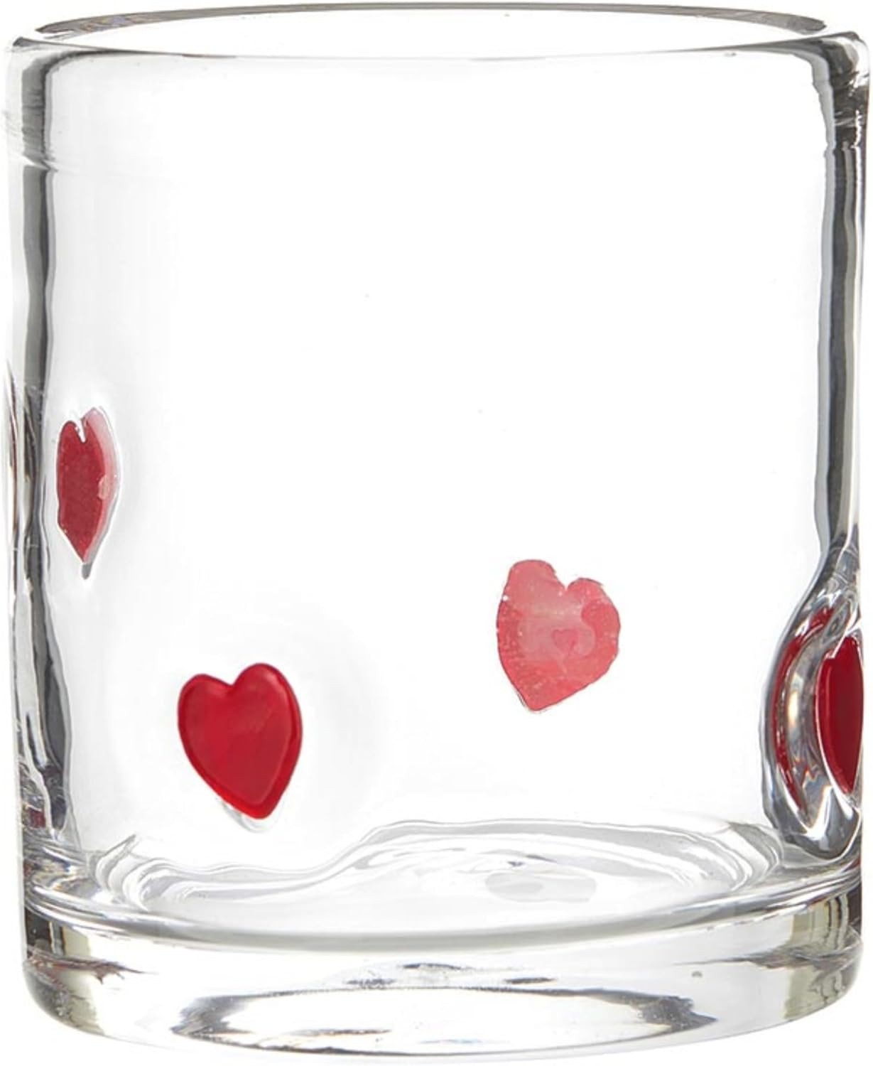 Slant Collections Valentine's Day Double Old Fashioned Icon Handblown Cocktail Glass, 14-Ounce, H... | Amazon (US)