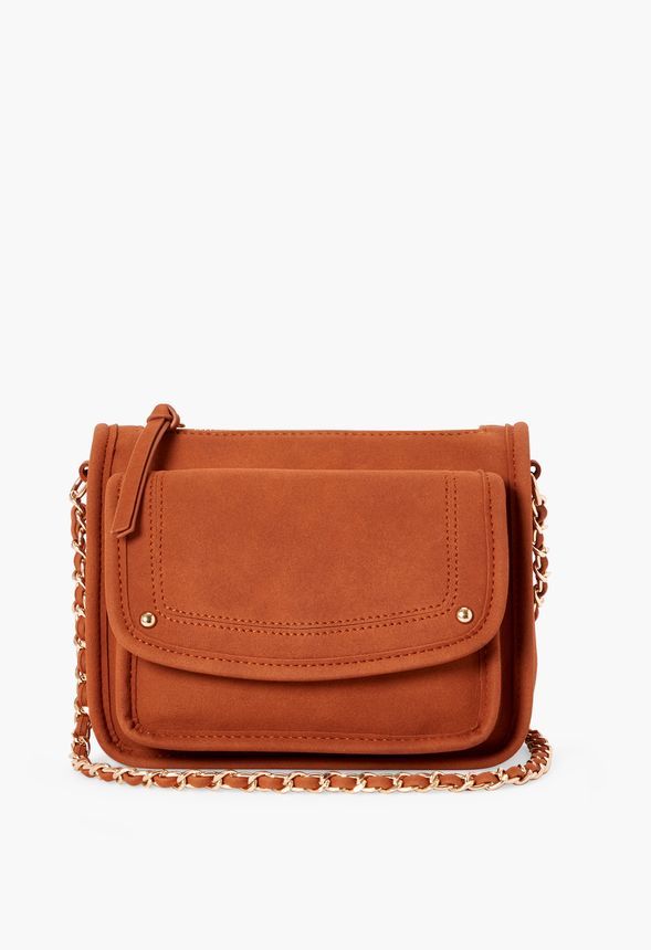 Sticked up Compartment Crossbody Bag | JustFab