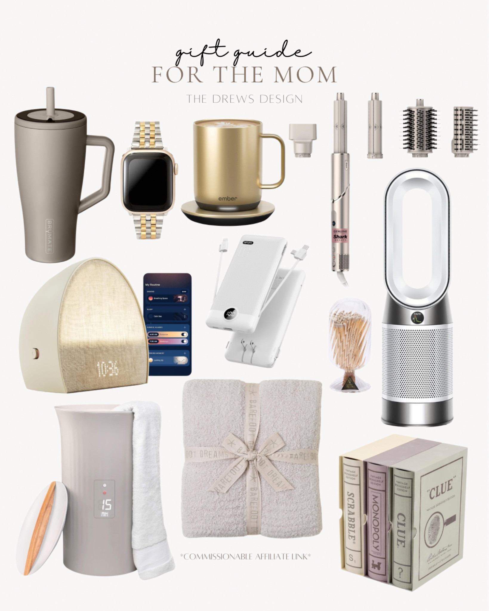 Gift Guide for the Mom

Shopping for the mom’s in your life can sometimes feel overwhelming. I’ve compiled some wonderful gift ideas for all budgets that will make your mom’s day! 

Brumate era, Kendra Scott Apple Watch band, ember mug, shark flex style, hatch restore, battery bank charger, Dyson hot + cool, glass match holder, towel warmer, barefoot dreams blanket, bookshelf boardgames 



#LTKSeasonal #LTKHoliday #LTKGiftGuide