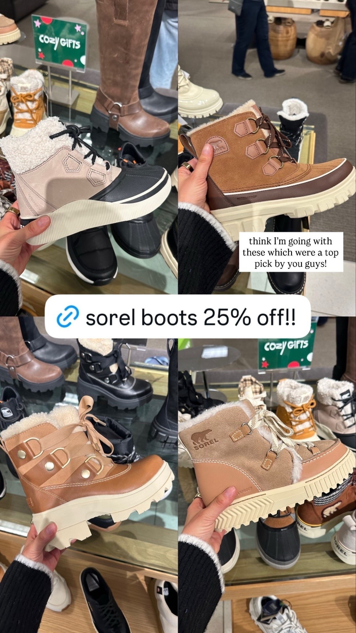 Sorel boots are my fave for winter!!

#LTKSaleAlert #LTKSeasonal #LTKFindsUnder100