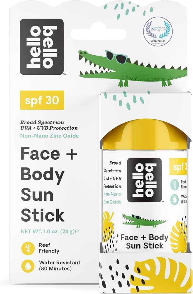 Hello Bello Mineral SPF 30 Sunscreen Stick I Broad Spectrum UVA/UVB Protection, Water Resistant a... | Amazon (US)