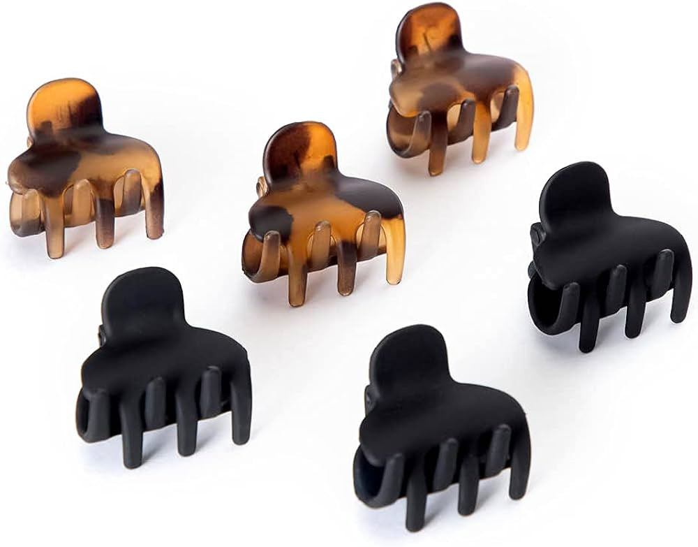 Kitsch Small Hair Clips for Women - Recycled Plastic Small Claw Clips & Mini Claw Clips for Hair,... | Amazon (US)
