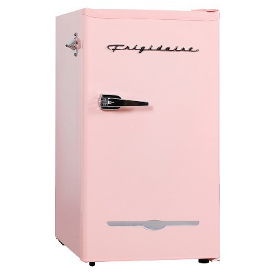 Frigidaire® 3.2-Cu.-Ft. 65-Watt Retro Bar Fridge with Side Bottle Opener (Pink) | Target