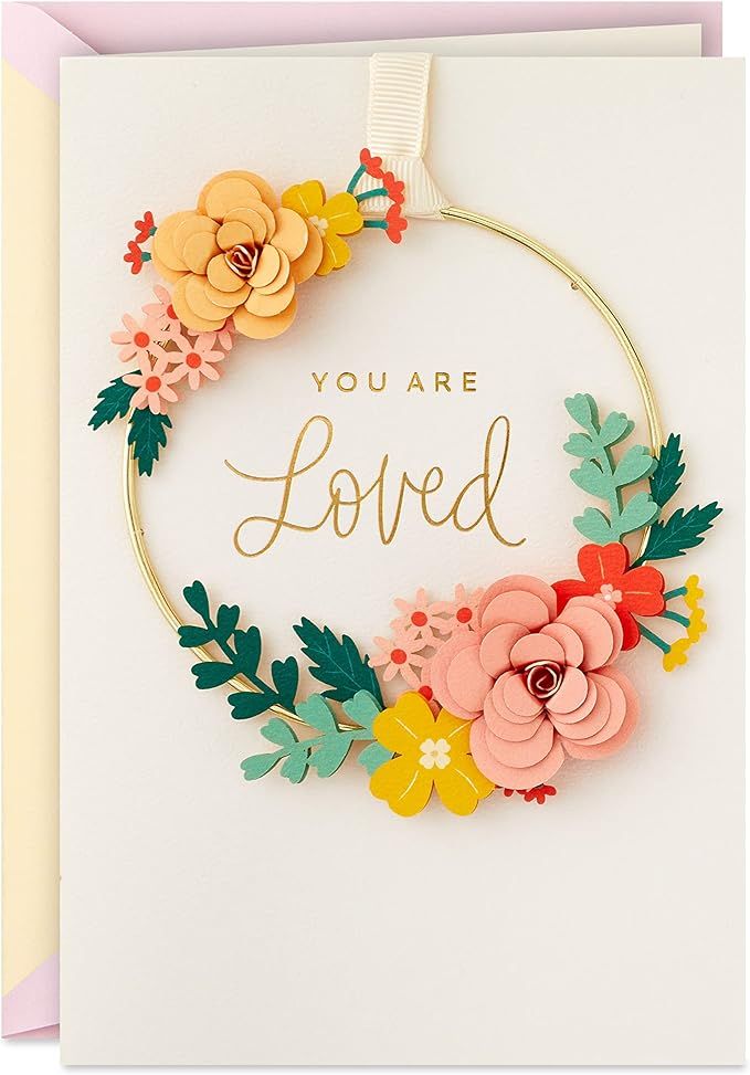 Hallmark Signature Mother's Day Card (Removable Floral Wreath) for Friendship, Birthday, Valentin... | Amazon (US)