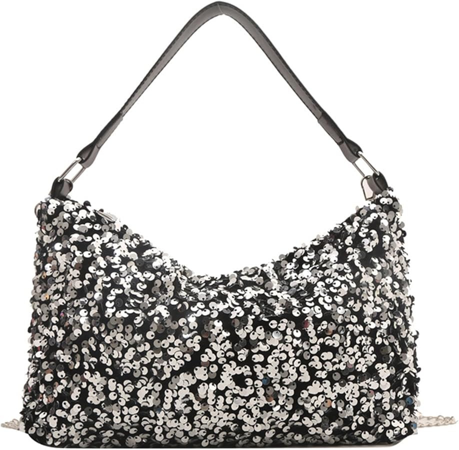 Women's Evening Handbag, Sequin Evening Crossbody Bag, Elegant Clutch Purses for Women Wedding, P... | Amazon (US)