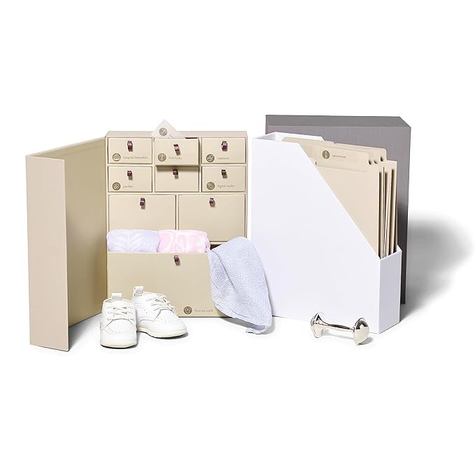 Savor | The Original Deluxe Baby Keepsake Box | Fabric Bound Acid-Free Gender-Neutral Minimalist ... | Amazon (US)