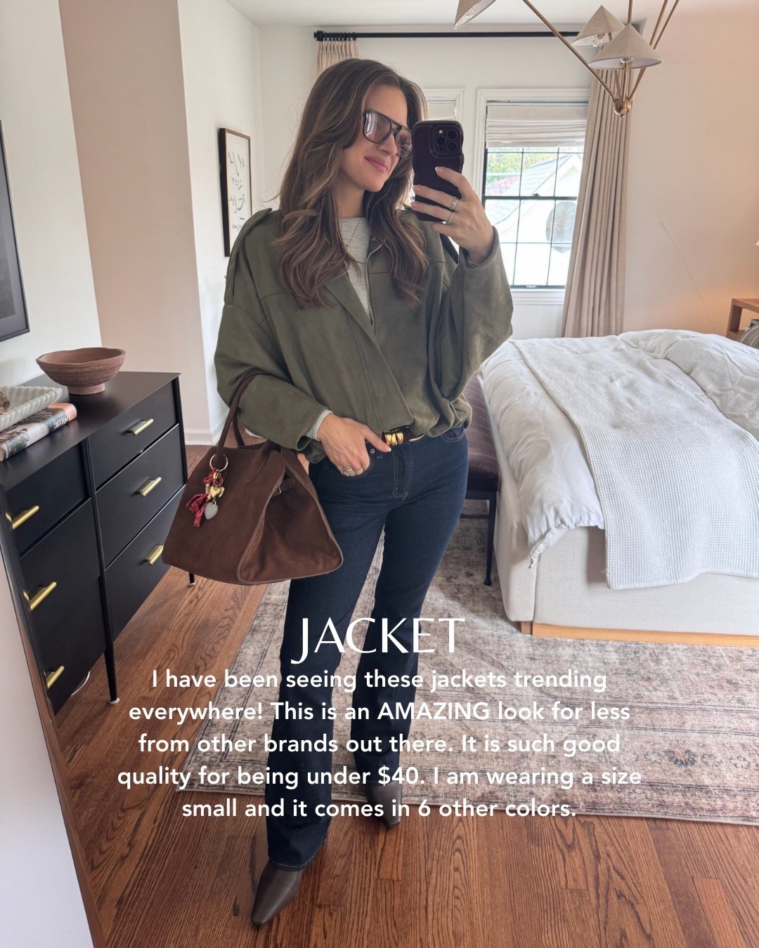 My new suede bomber find for under $40!!! 
Wearing a size small
code: LAURENR20 for my booties


#LTKgrwm #LTKmomlife #LTKdayinmylife