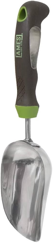 AMES 2445400 Stainless Steel Hand Soil Scoop with Ergo Gel Grip, 13-Inch | Amazon (US)