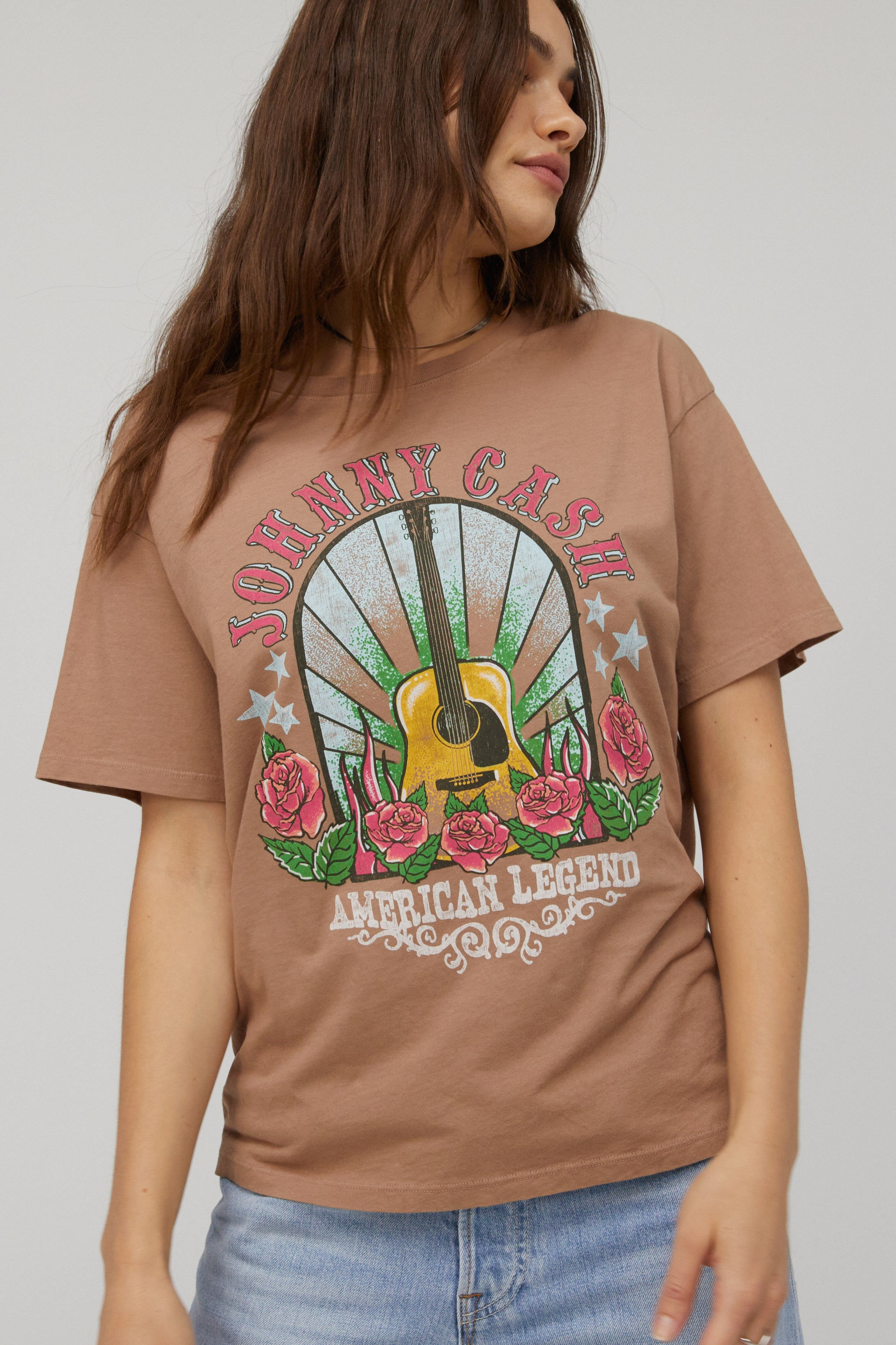 Johnny Cash American Legend Boyfriend Tee | Daydreamer