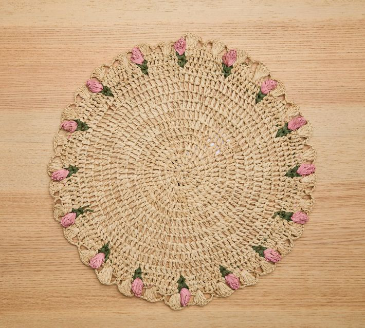 Tulip Edged Handwoven Placemat, Set of 4 | Pottery Barn (US)