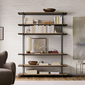 Pierce Wide Shelf Unit (60") | West Elm (US)