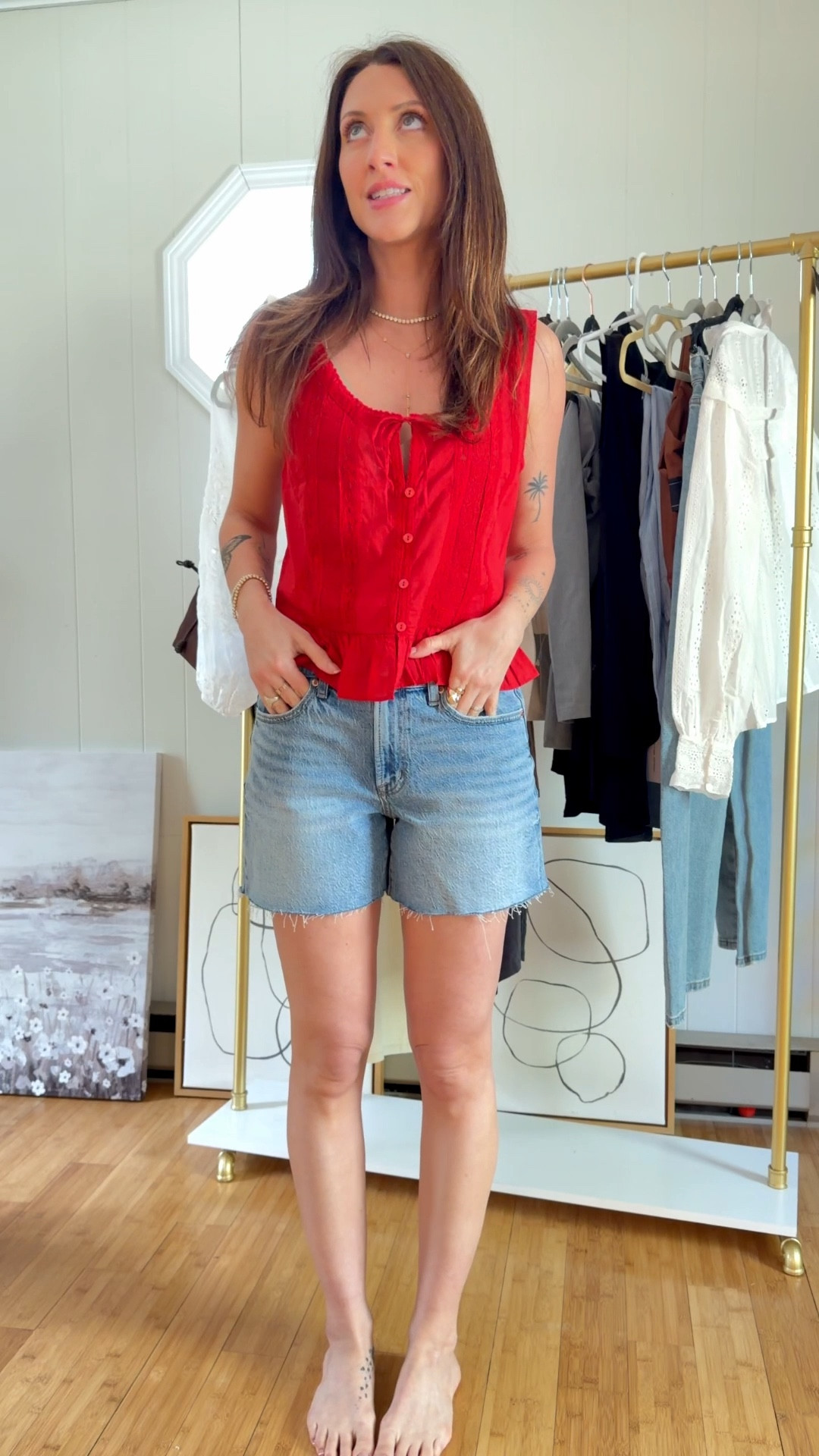 Bit more expensive shorts but they have a nice longer fit and are very good t

#LTKootd #LTKFestival