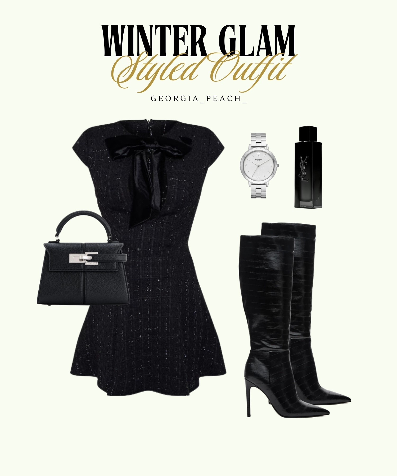 Winter Glam Styled Outfit Inspo #outfitinspo #outfitideas #styleideas #styleinspo #fallfashion #fallstyle #blackboots #winterstyle #winterfashion #bootsoutfit #minidress 

#LTKFindsUnder100 #LTKSeasonal #LTKStyleTip