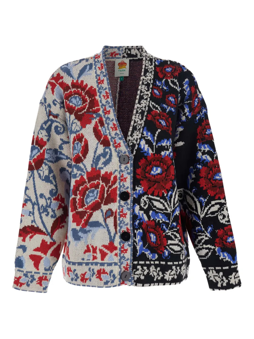 Mixed Valentina floral button cardigan | Farfetch Global