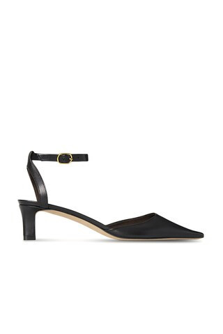 The Row Carla Ankle Strap 45 in Black | FWRD 