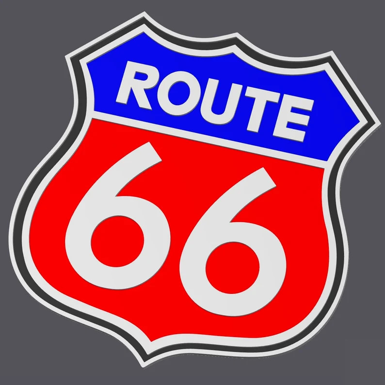 Route 66 - Cars Disneyland | Disney World Inspired Disney/Pixar Sign! | Etsy (US)