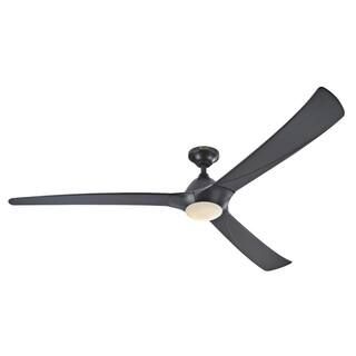 Westinghouse Techno II 72 in. LED Black DC Motor Ceiling Fan 7204200 - The Home Depot | The Home Depot