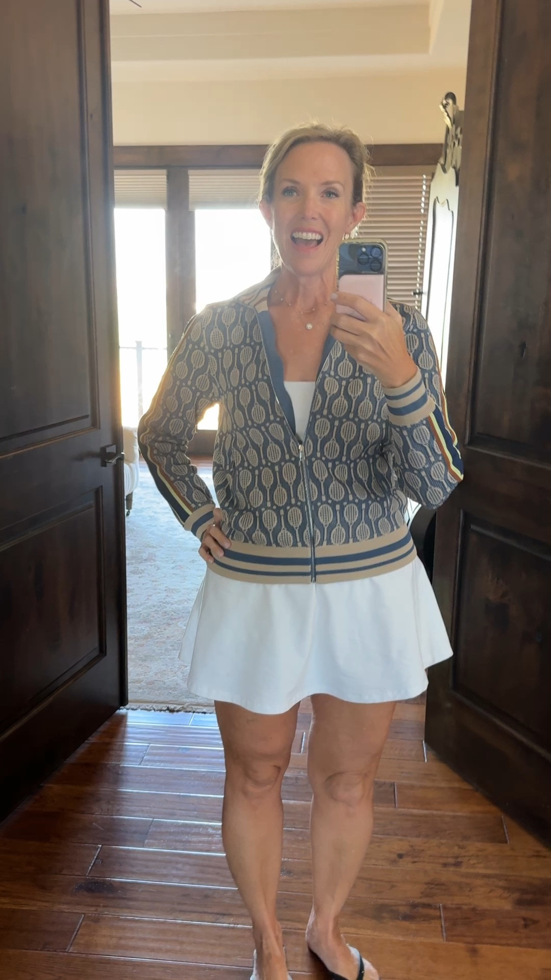 I have LOVED this cute jacket from Tory Burch. I picked it up earlier this year. I noticed that came out with another color combo. If you are interested, jump on it! They only make so many of them. I’m sure glad I got this one 

#LTKActive #LTKOver40 #LTKVideo