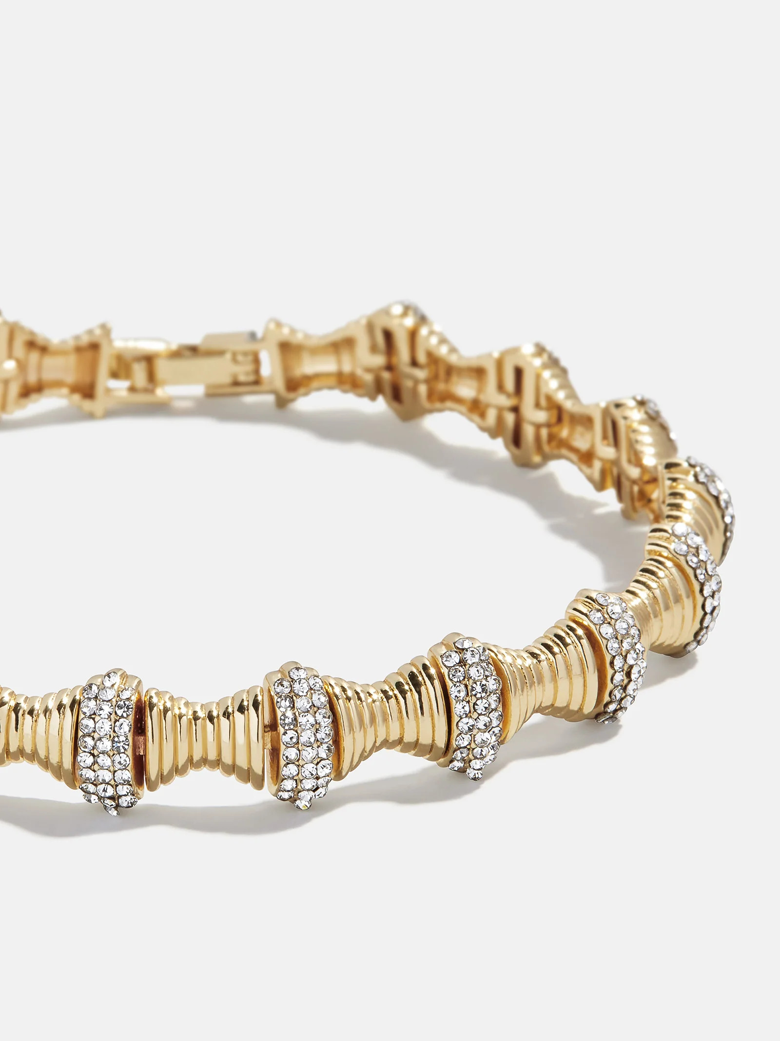 Tamera Gold Bracelet - Gold/Pavé | BaubleBar
