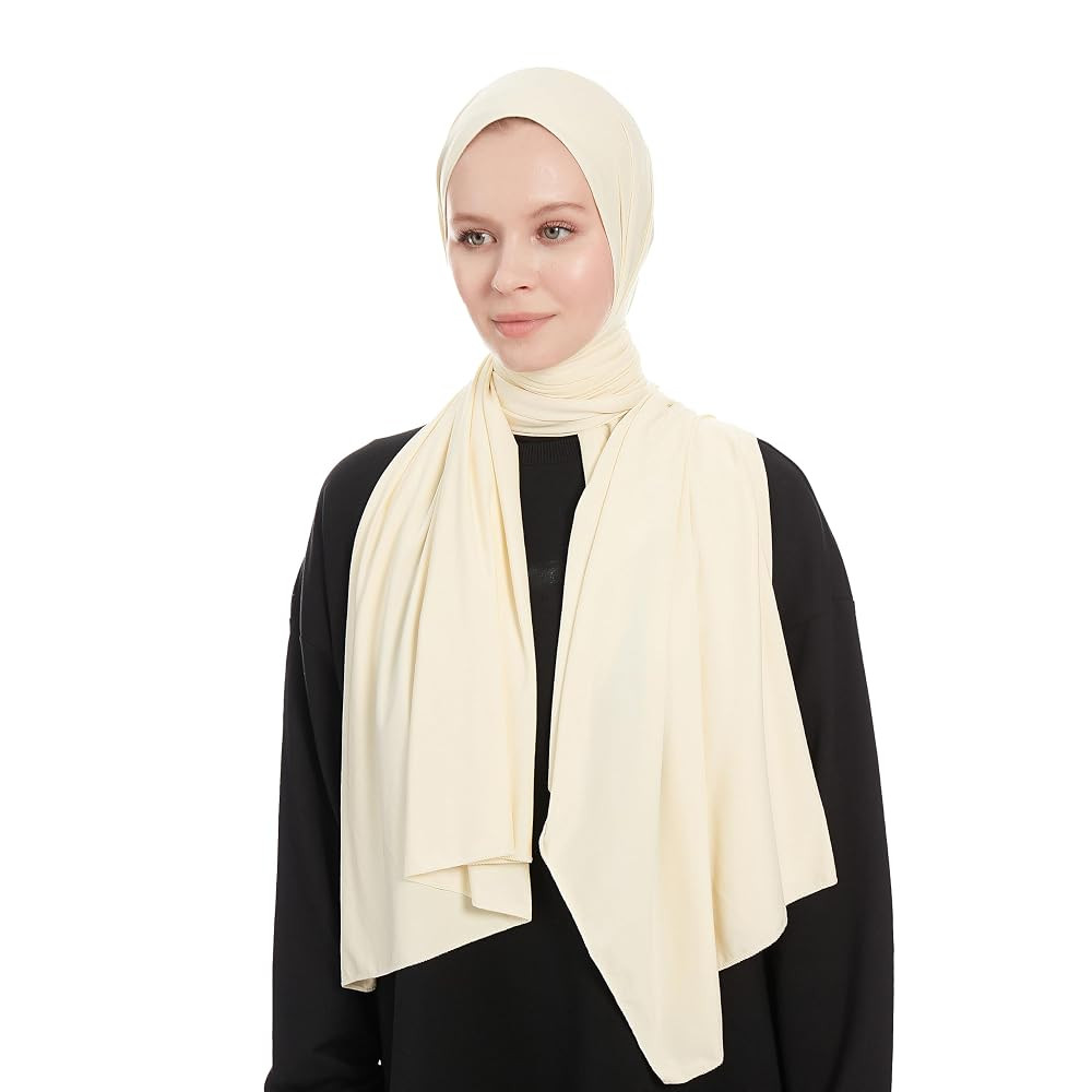 Ayisah Jersey Hijab Kopftuch Schal Damen Muslimisch - Moderne Islamische Premium Jersey Hijab Kop... | Amazon (DE)