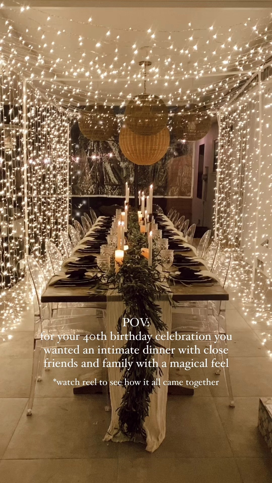 Magical holiday dinner party 

#LTKHoliday