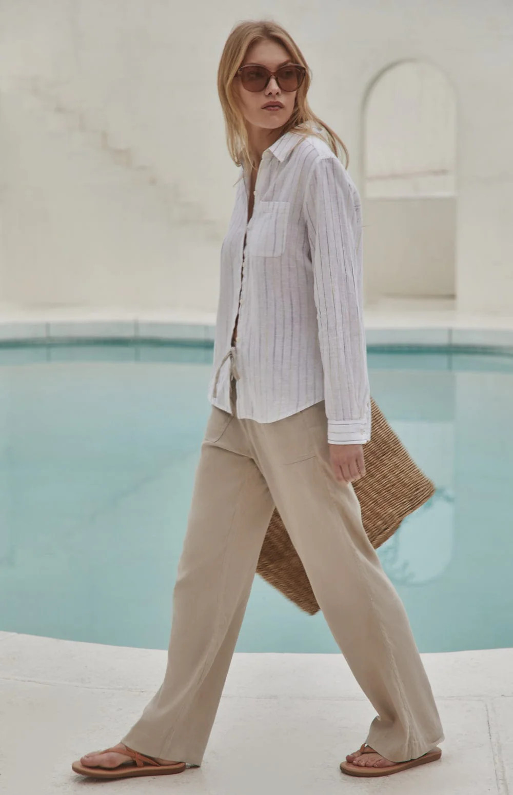 Andie L/S Button Down | Stripe | Alp N Rock