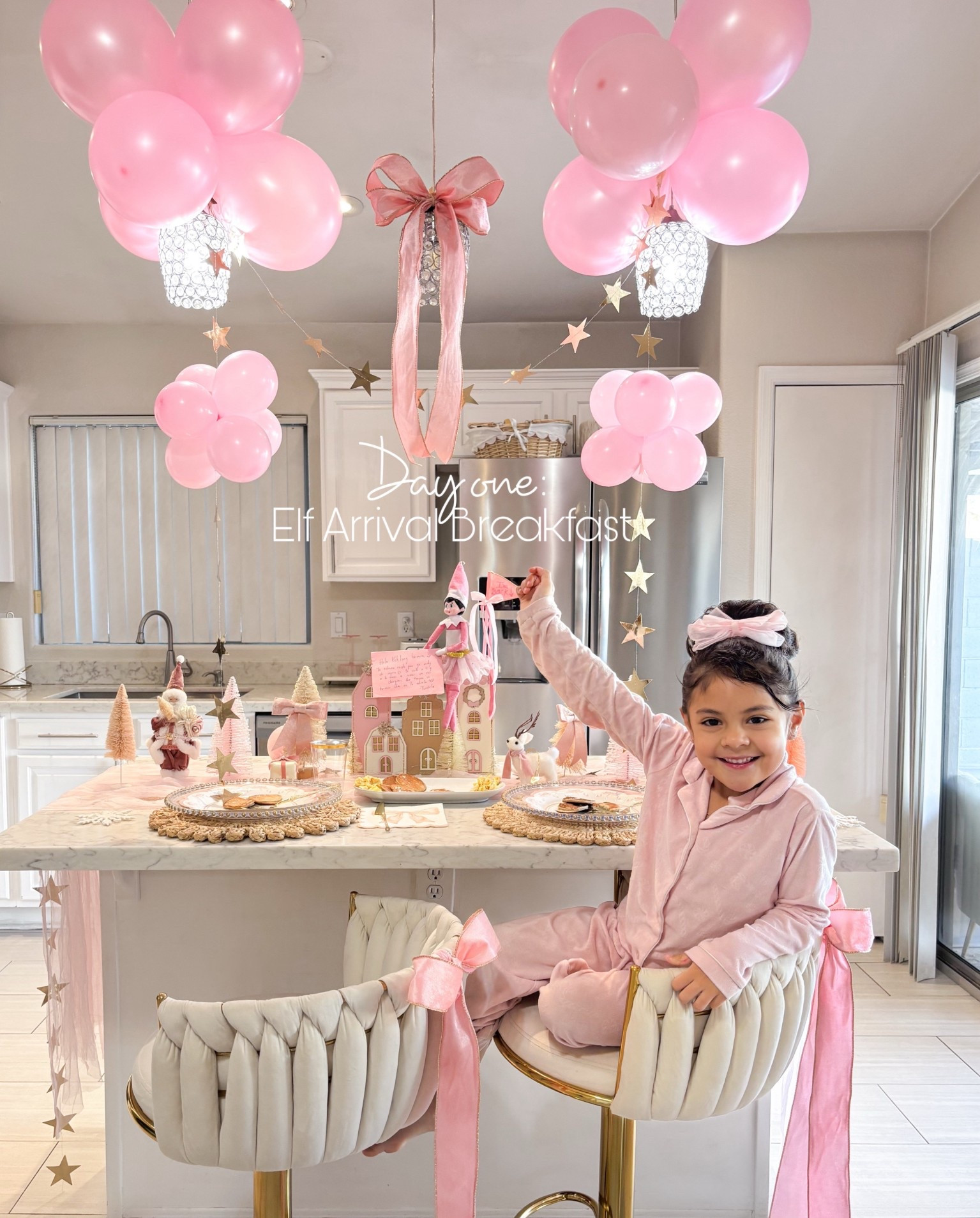 Day one: Elf arrival breakfast 💗🥹🎀

#LTKHoliday #LTKmomlife #LTKKids