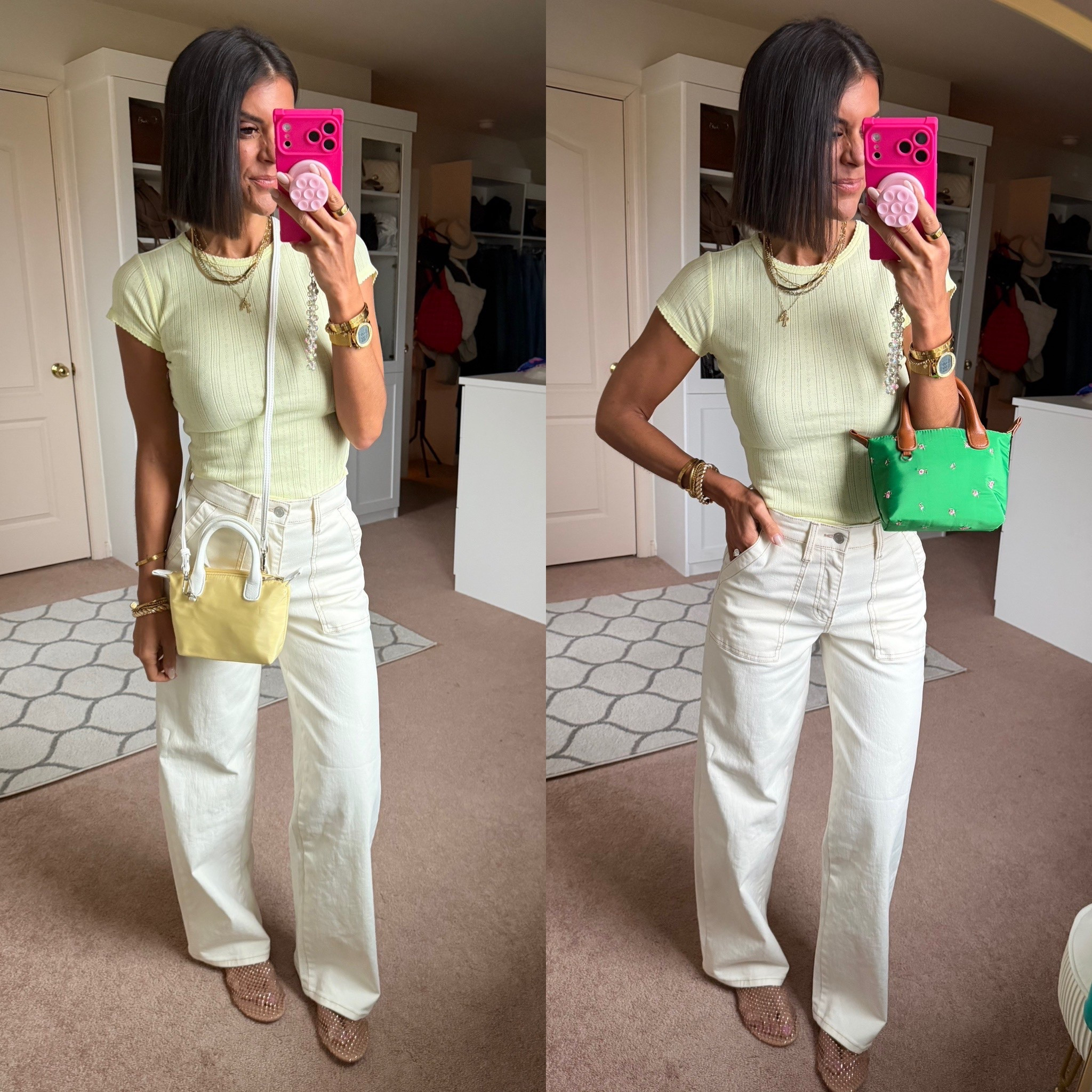 New Walmart finds! Size xs in tee, jeans fit tts. The cutest $12 bags! Shoes fit tts 

#LTKootd #LTKSeasonal #LTKgrwm