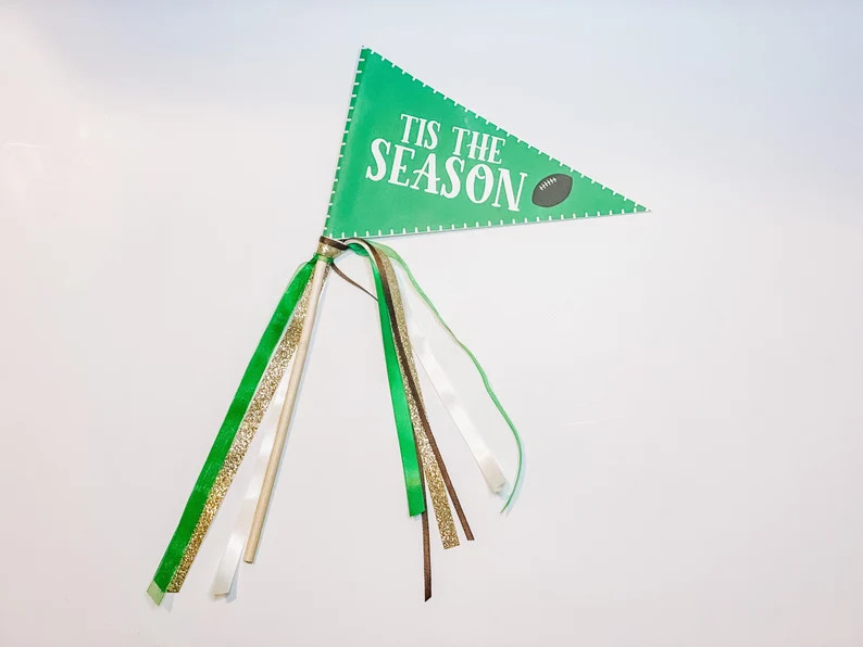 Football Celebration Flag, Football Pennant Flag, Football Party Decor, Touchdown Party Pennant, ... | Etsy (US)