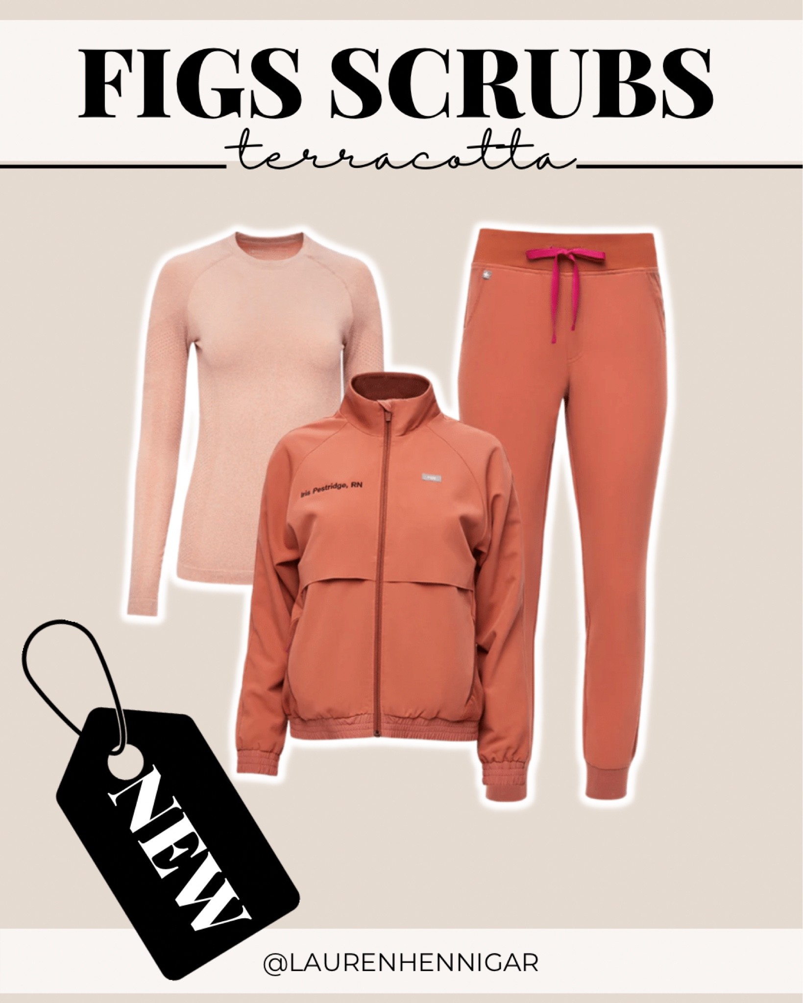 NEW FIGS SCRUBS. COLOR: TERRACOTTA! LOVE these new figs scrubs colors! limited edition figs, new figs scrubs, nurse, nursing school, new scrubs, figs new colors, nurse, new grad nurse, nursing

#LTKworkwear #LTKSeasonal #LTKstyletip