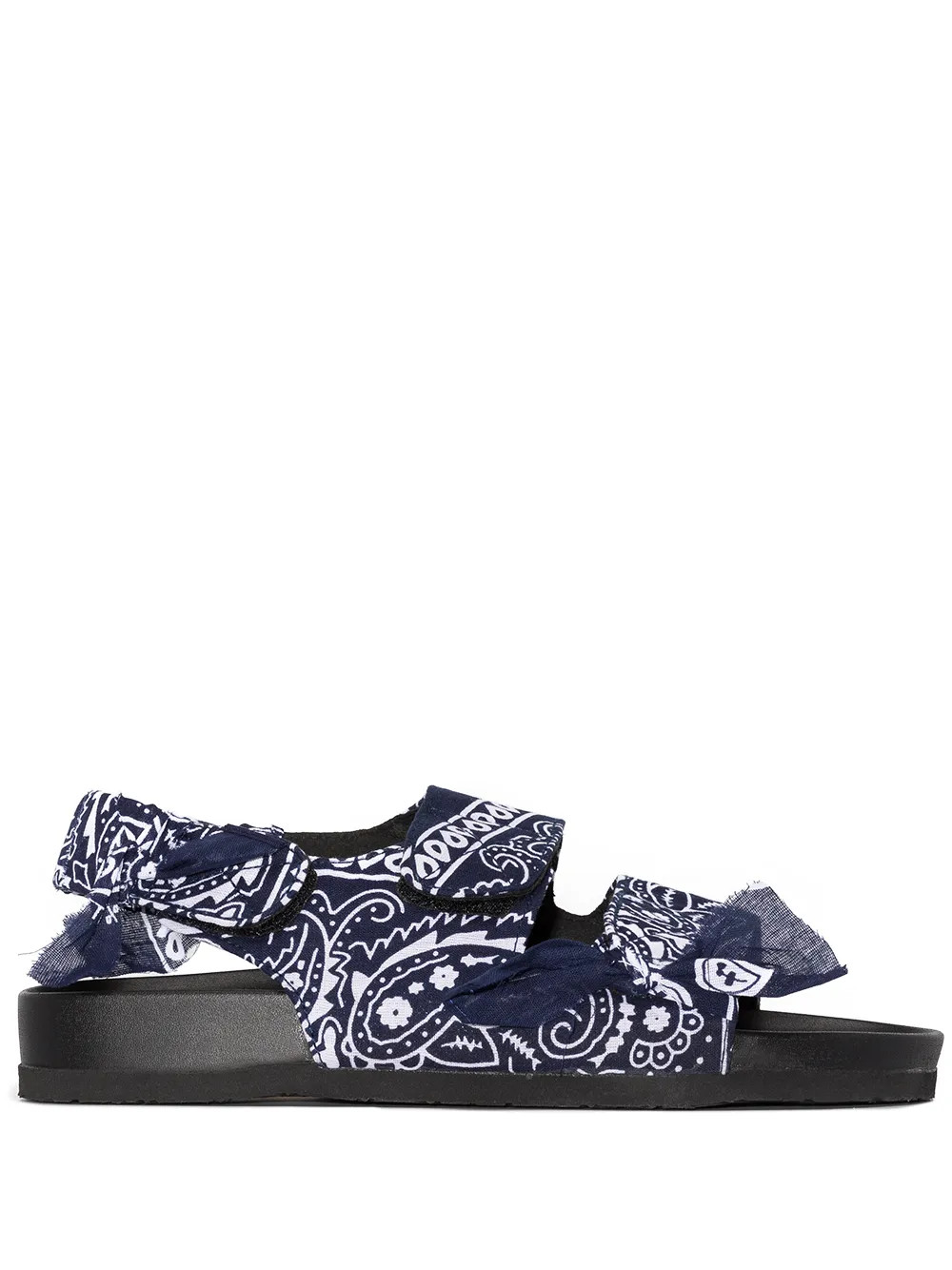 Arizona Love Apache bandana-print Sandals | Blue | FARFETCH | Farfetch Global