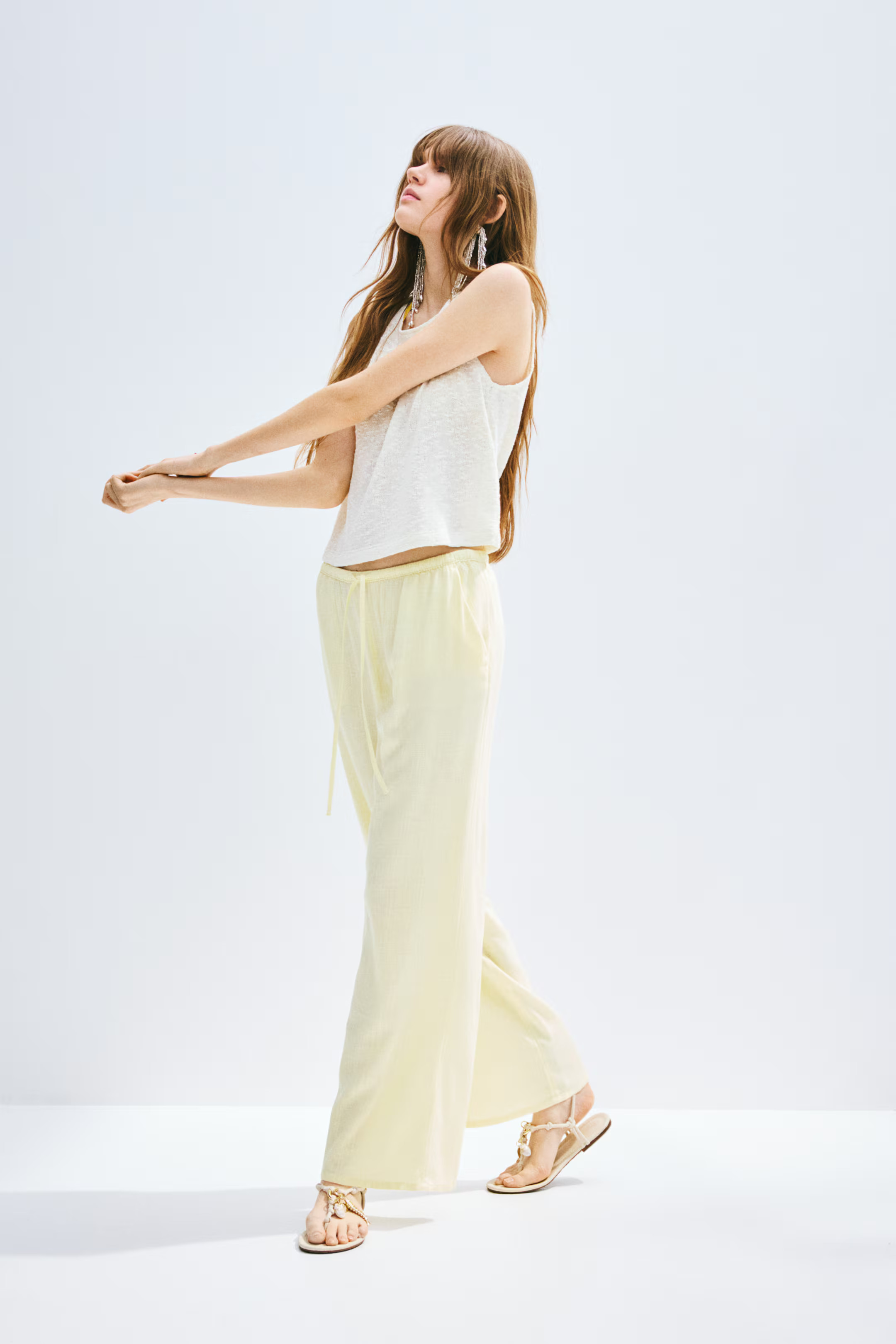 Straight-Leg Drawstring Pants | H&M (US + CA)